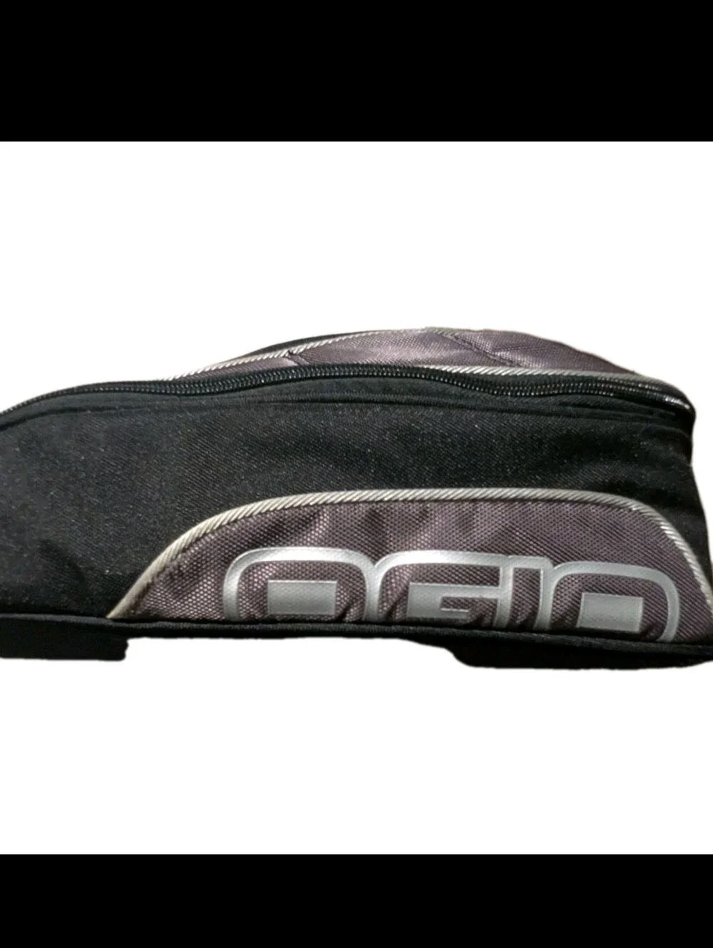 Ogio Golf Shoe Bag Travel Luggage Carry On Black Gray Soft Plaid Lining Padded